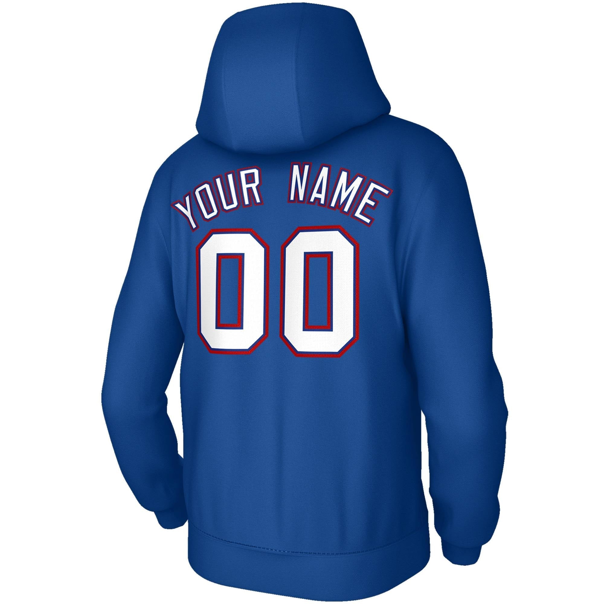 Custom Royal White-Red Sport Classic Style Pullover Fashion Hoodie Uniform| KXKSHOP