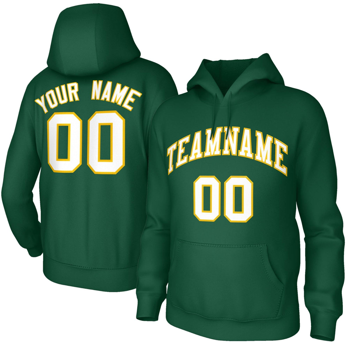 Custom Green Soft Sport Classic Style Pullover Fashion Hoodie Uniform| KXKSHOP