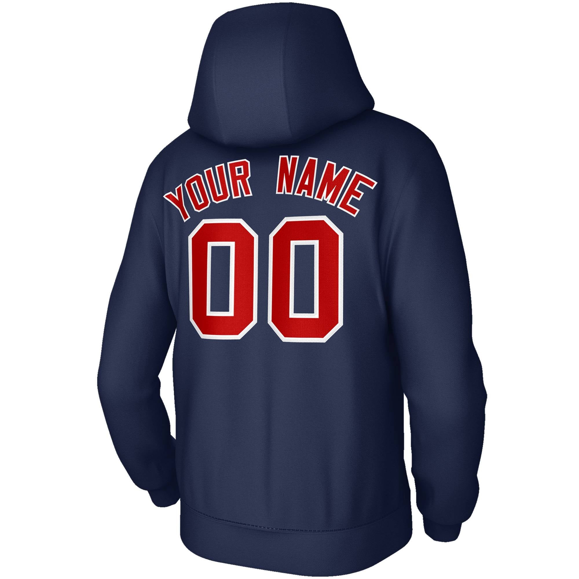 Custom Navy Red-White Sport Classic Style Hoodie Pullover Fashion Uniform| KXKSHOP