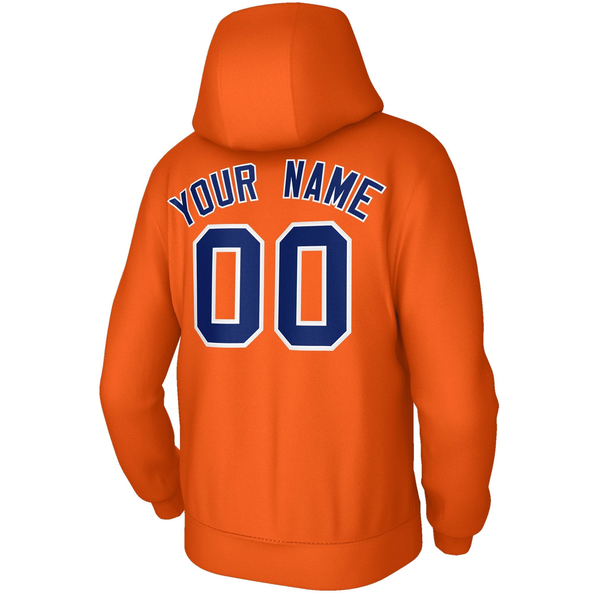 Custom Classic Style Hoodie Fashion Orange Athletic Pullover Sweatshirt| KXKSHOP