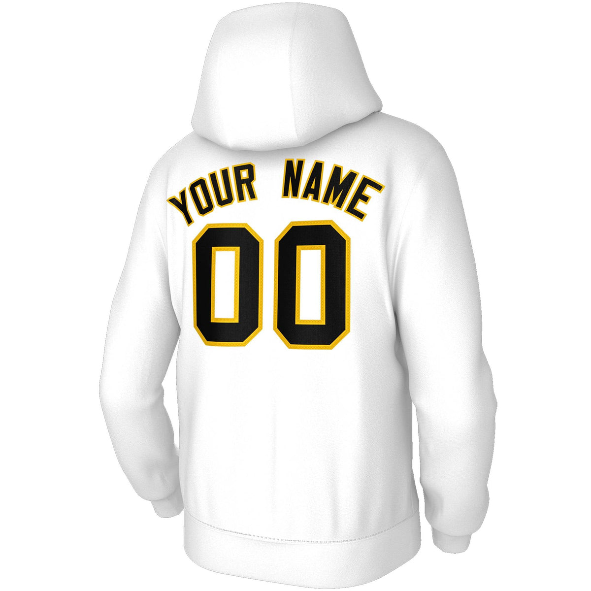 Custom Classic Style White Hoodie Fashion Athletic Pullover Sweatshirt| KXKSHOP