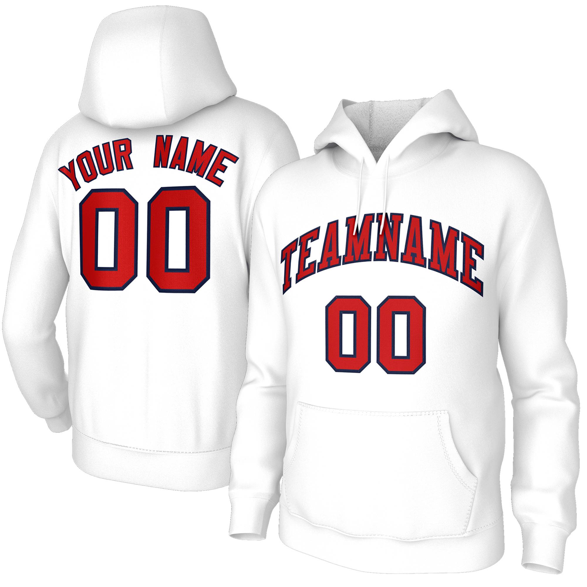 Custom Classic Style Hoodie Fashion Athletic White Pullover Sweatshirt| KXKSHOP
