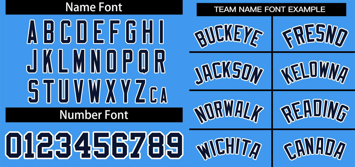 Custom Powder Blue Navy-White Classic Style Authentic Two-Button Softball Jersey