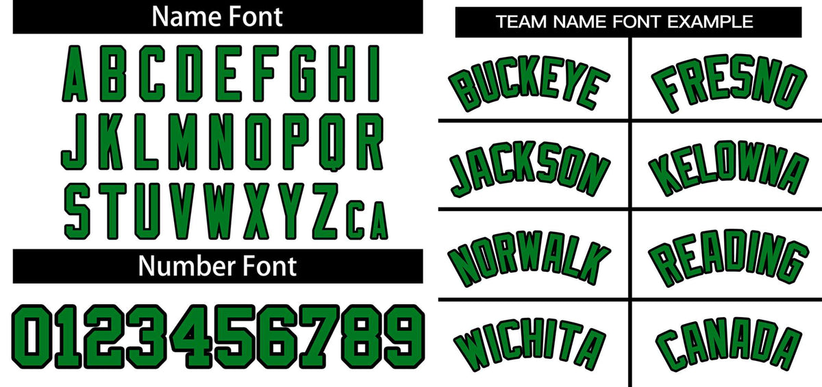 Custom White Kelly Green-Black Classic Style Authentic Two-Button Softball Jersey