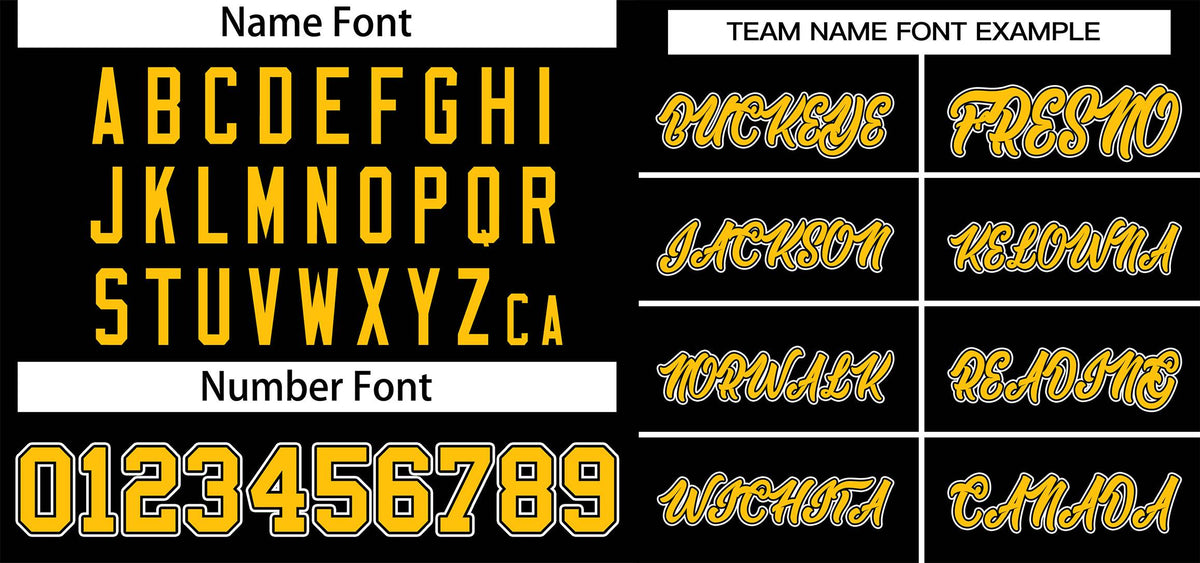 Custom Stitched Black Yellow-White Classic Style Sweatshirt Pullover Hoodie| KXKSHOP