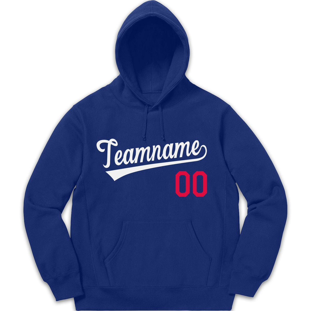 Custom Royal White Classic Style Pullover Fashion Hoodie Uniform| KXKSHOP