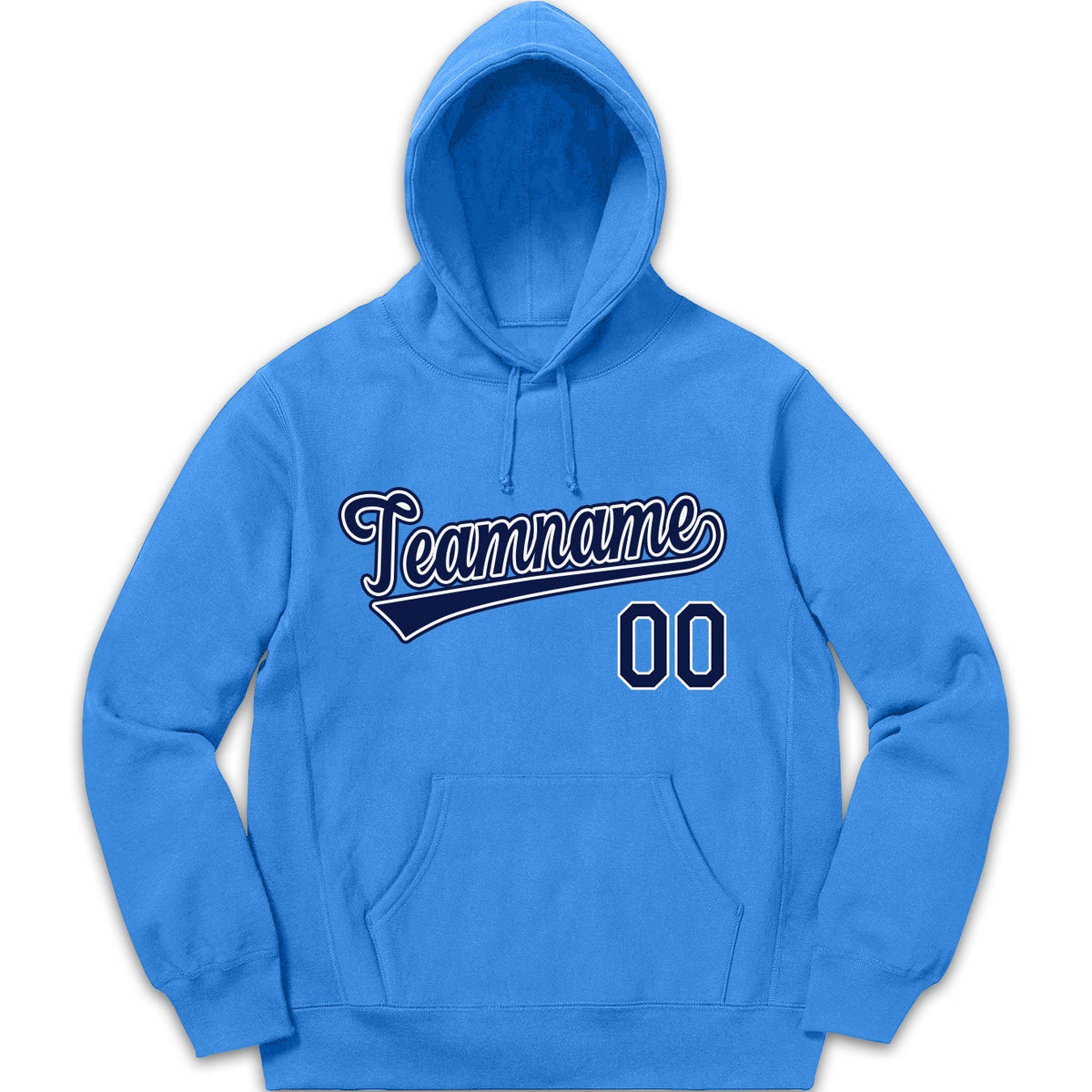 Custom Light Blue Navy-White Classic Style Sweatshirt Fashion Hoodie Uniform| KXKSHOP