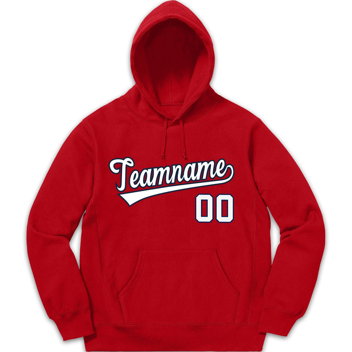 Custom Red White-Black Classic Style Pullover Fashion Hoodie Uniform| KXKSHOP