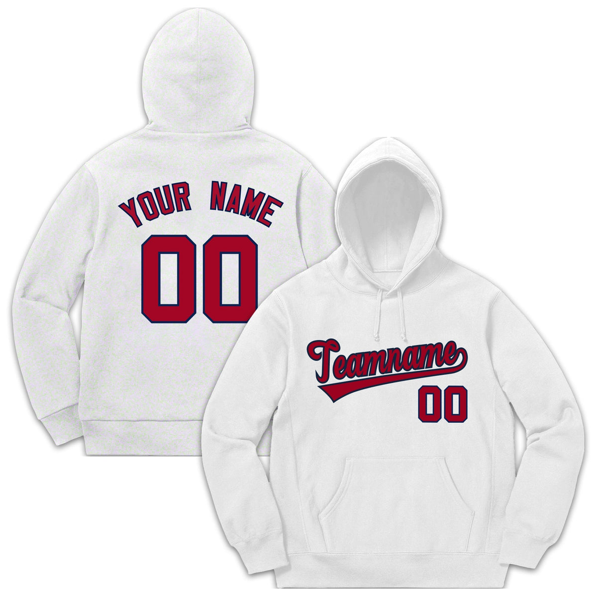 Custom White Classic Style Sweatshirt Fashion Hoodie Uniform| KXKSHOP