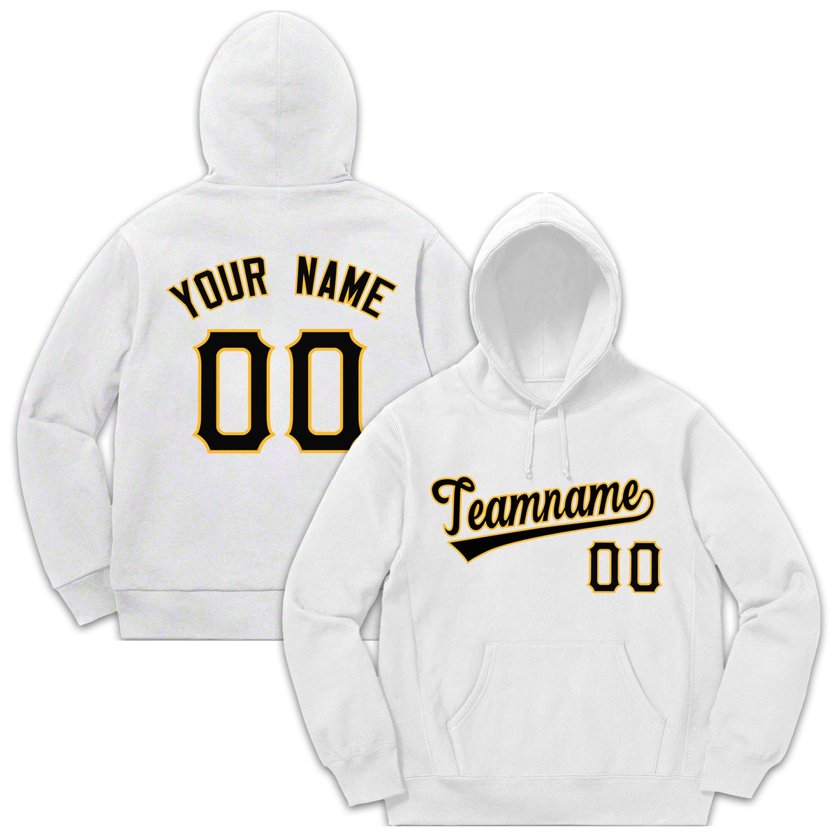 Custom White Classic Style Sweatshirt Fashion Hoodie Uniform| KXKSHOP