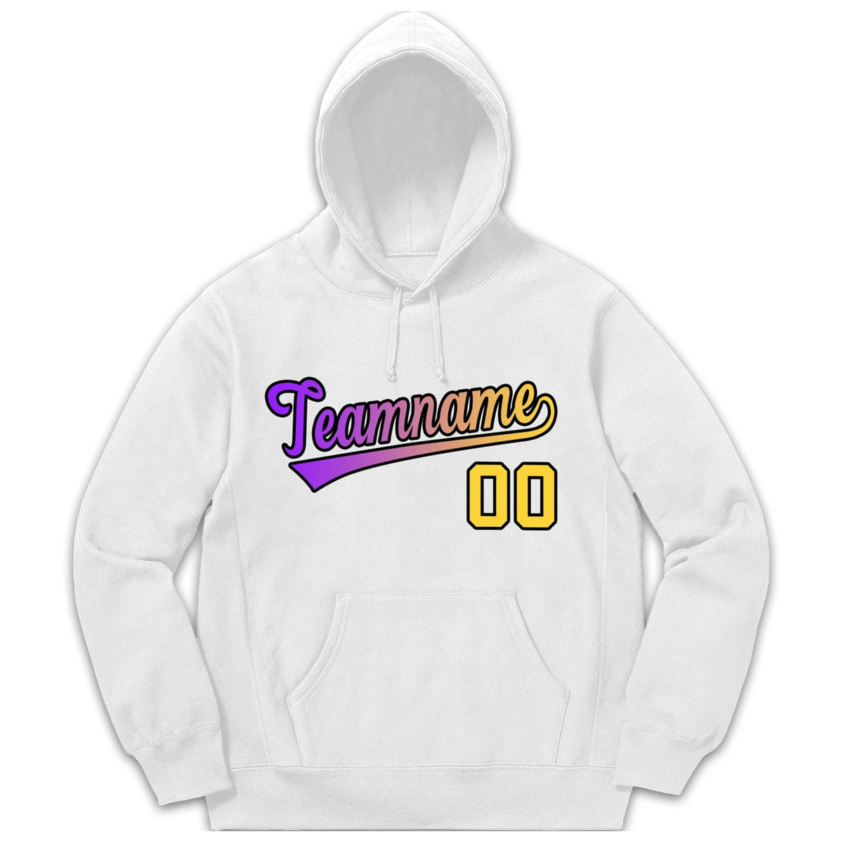 Custom White Classic Style Sweatshirt Fashion Hoodie Uniform| KXKSHOP