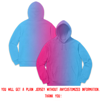 Custom Pink Light Blue Gradient Fashion Casual Pullover Sweatshirt Hoodie| KXKSHOP