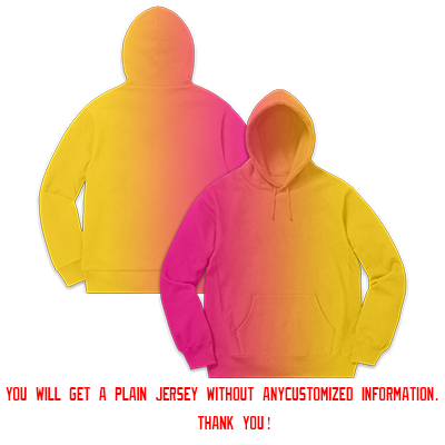 Custom Pink Yellow Gradient Fashion Casual Pullover Sweatshirt Hoodie| KXKSHOP