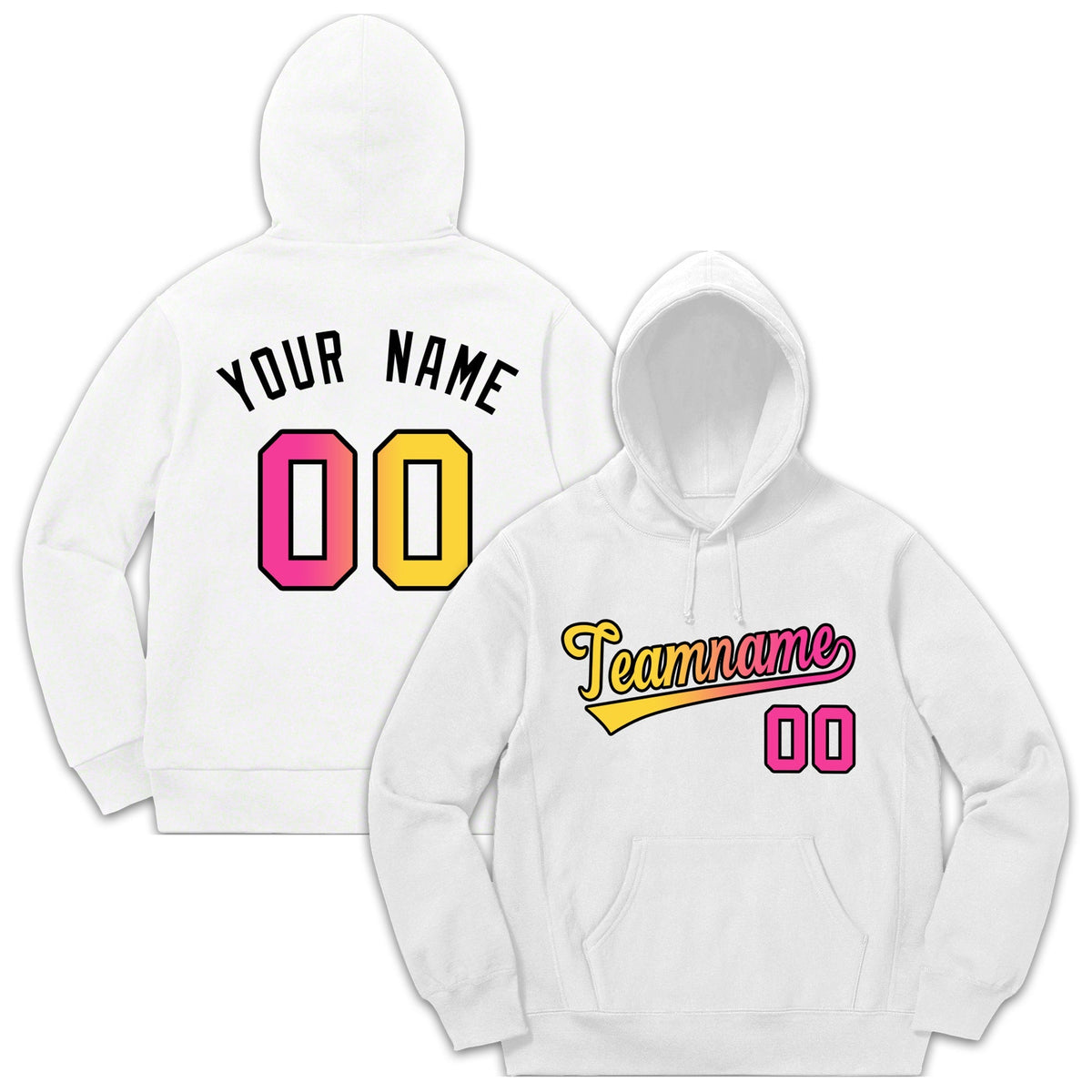Custom White Classic Style Sweatshirt Fashion Hoodie Uniform| KXKSHOP