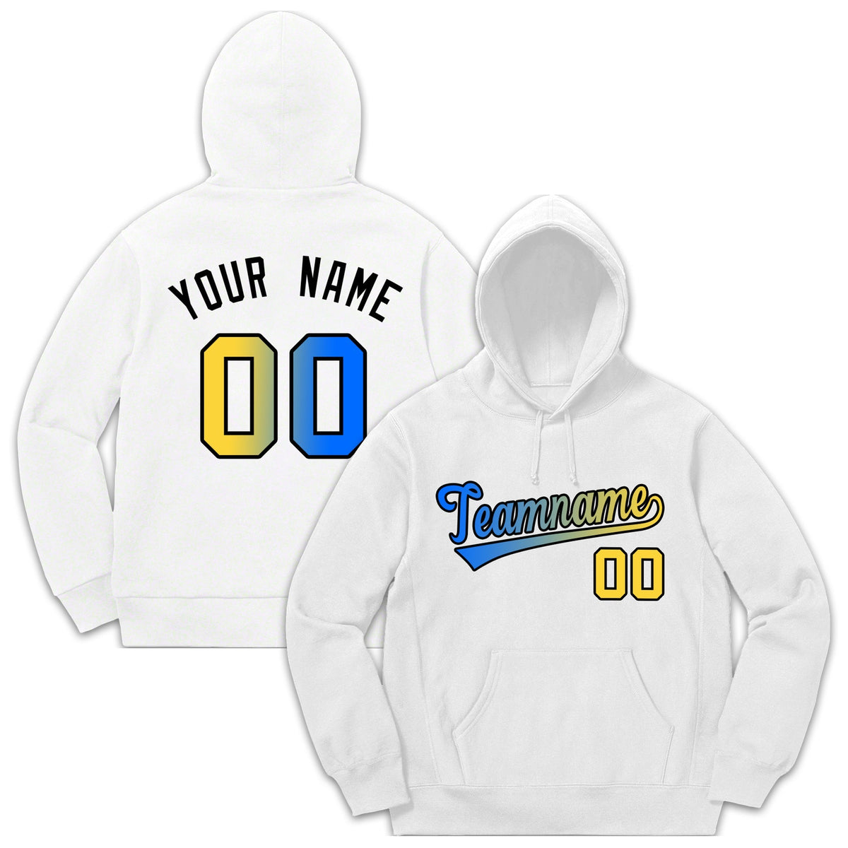 Custom White Classic Style Sweatshirt Fashion Hoodie Uniform| KXKSHOP