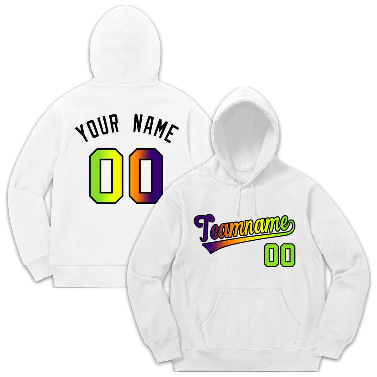 Custom White Classic Style Sweatshirt Fashion Hoodie Uniform| KXKSHOP