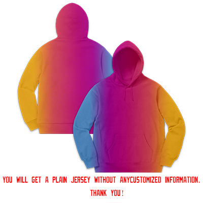 Custom Lt Blue Pink-Orange Gradient Fashion Casual Pullover Hoodie| KXKSHOP