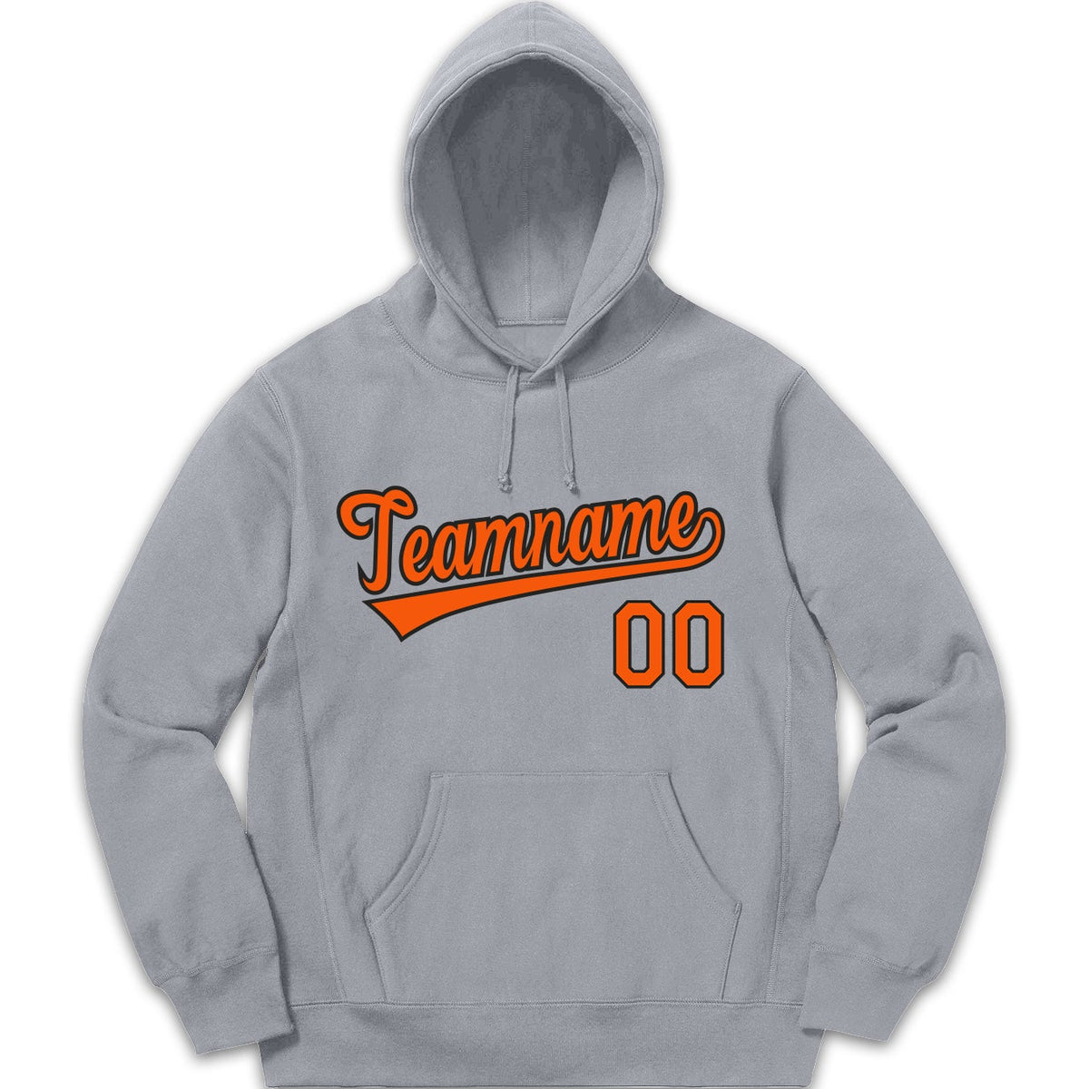 Custom Gray Orange-Black Sport Classic Style Sweatshirt Fashion Hoodie Uniform| KXKSHOP