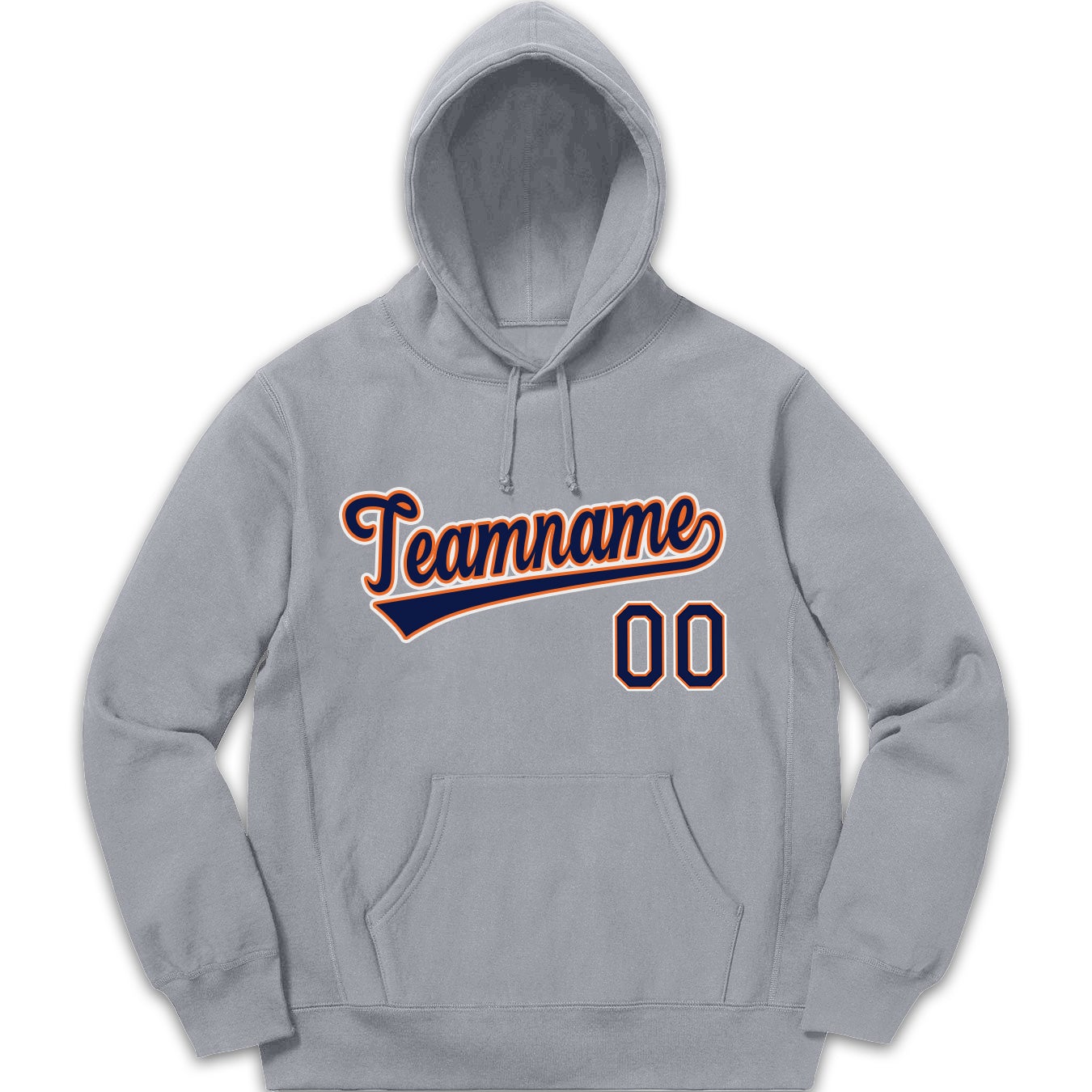 Custom Gray Royal-Orange Mens Classic Style Sweatshirt Fashion Hoodie Uniform| KXKSHOP