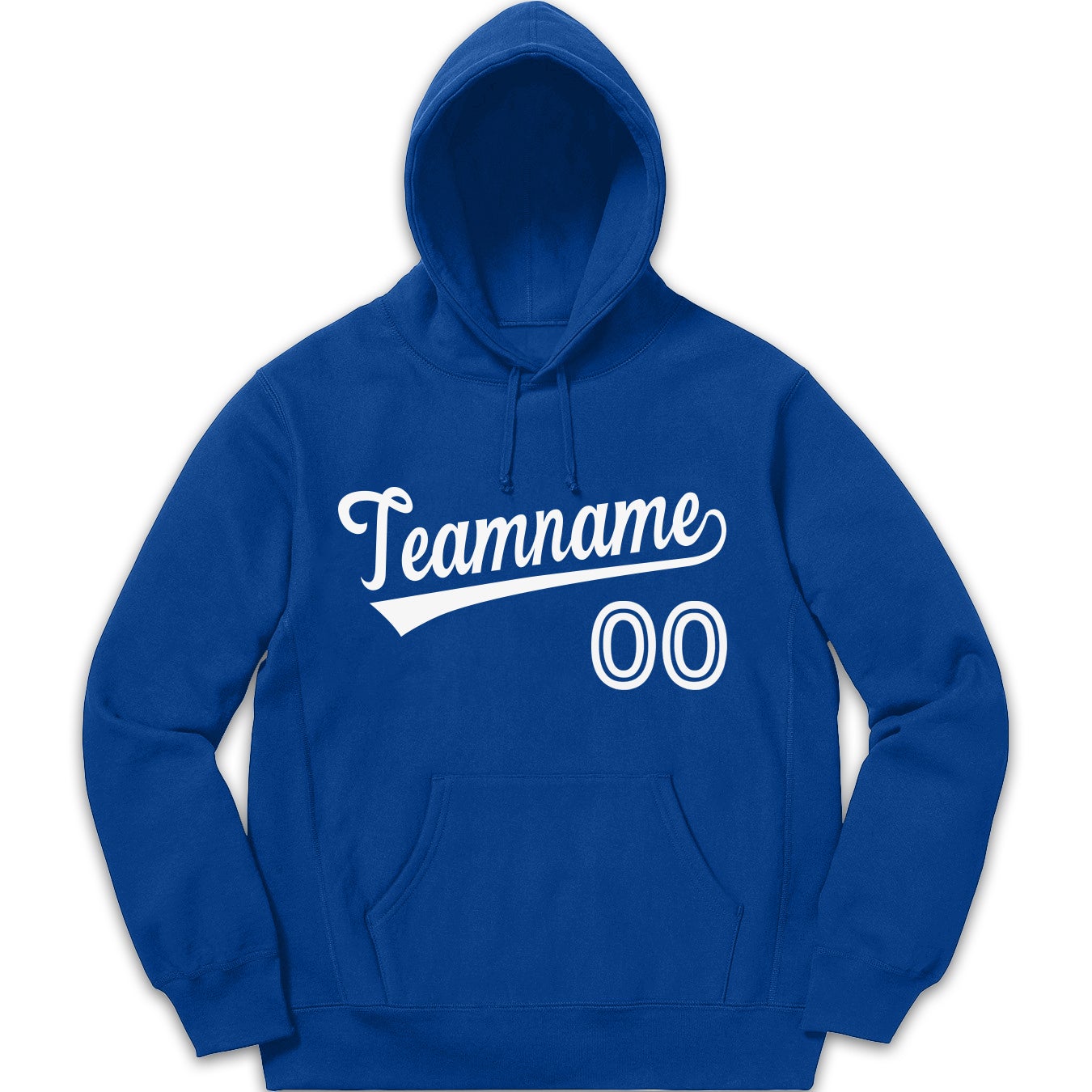 Custom Royal White Classic Style Pullover Fashion Hoodie Uniform| KXKSHOP