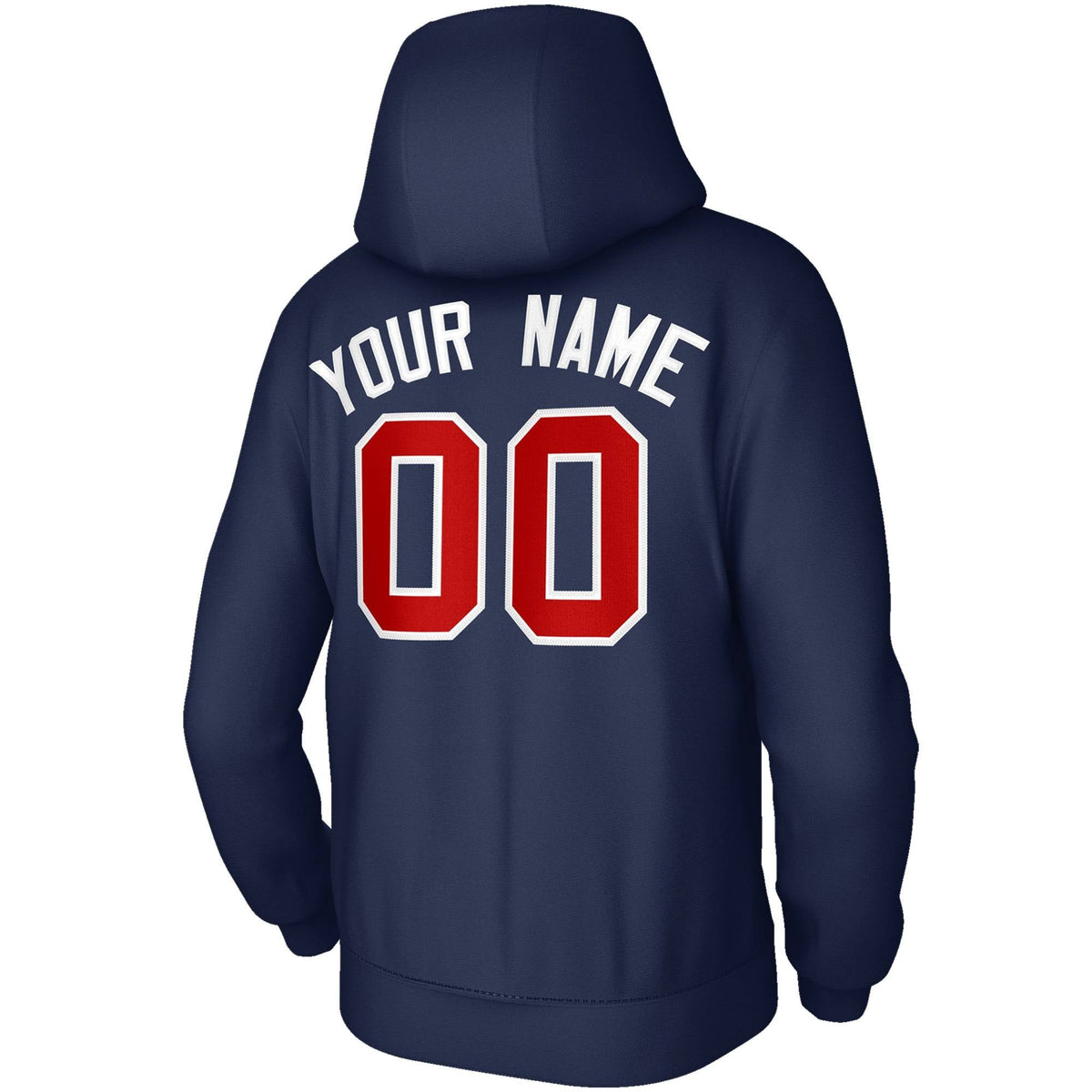 Custom Stitched Navy Red-White Classic Style Training Uniform Hoodie| KXKSHOP