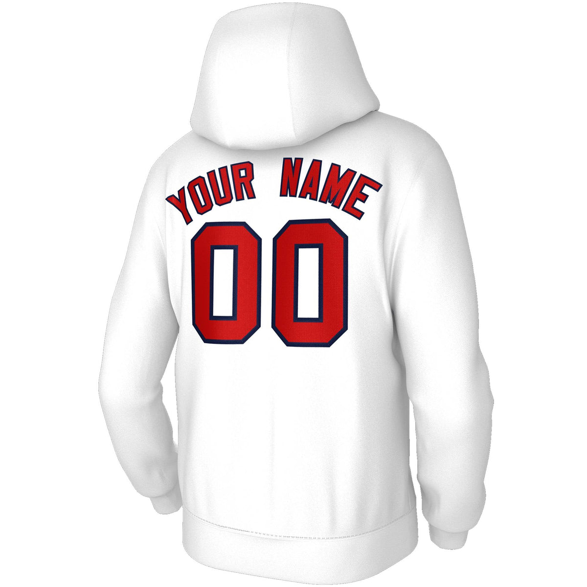 Custom Stitched White Red-Black Classic Style Hoodie Training Uniform| KXKSHOP