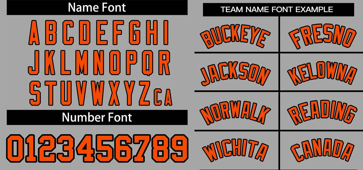 Custom Gray Orange Classic Style Outdoor Authentic Pullover Baseball Jersey