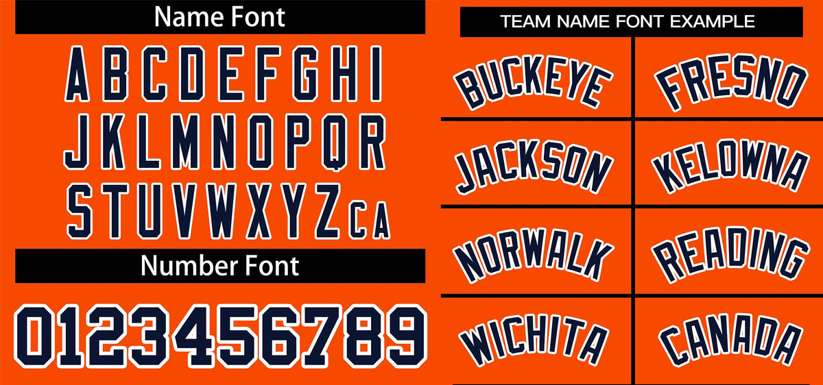 Custom Orange Navy Classic Style Outdoor Authentic Pullover Baseball Jersey