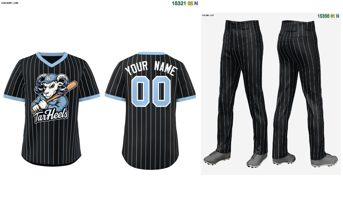 Fans-Made |Custom  Black Baseball Uniform Jersey/Pants Package For Team¡§C Available for Reorder