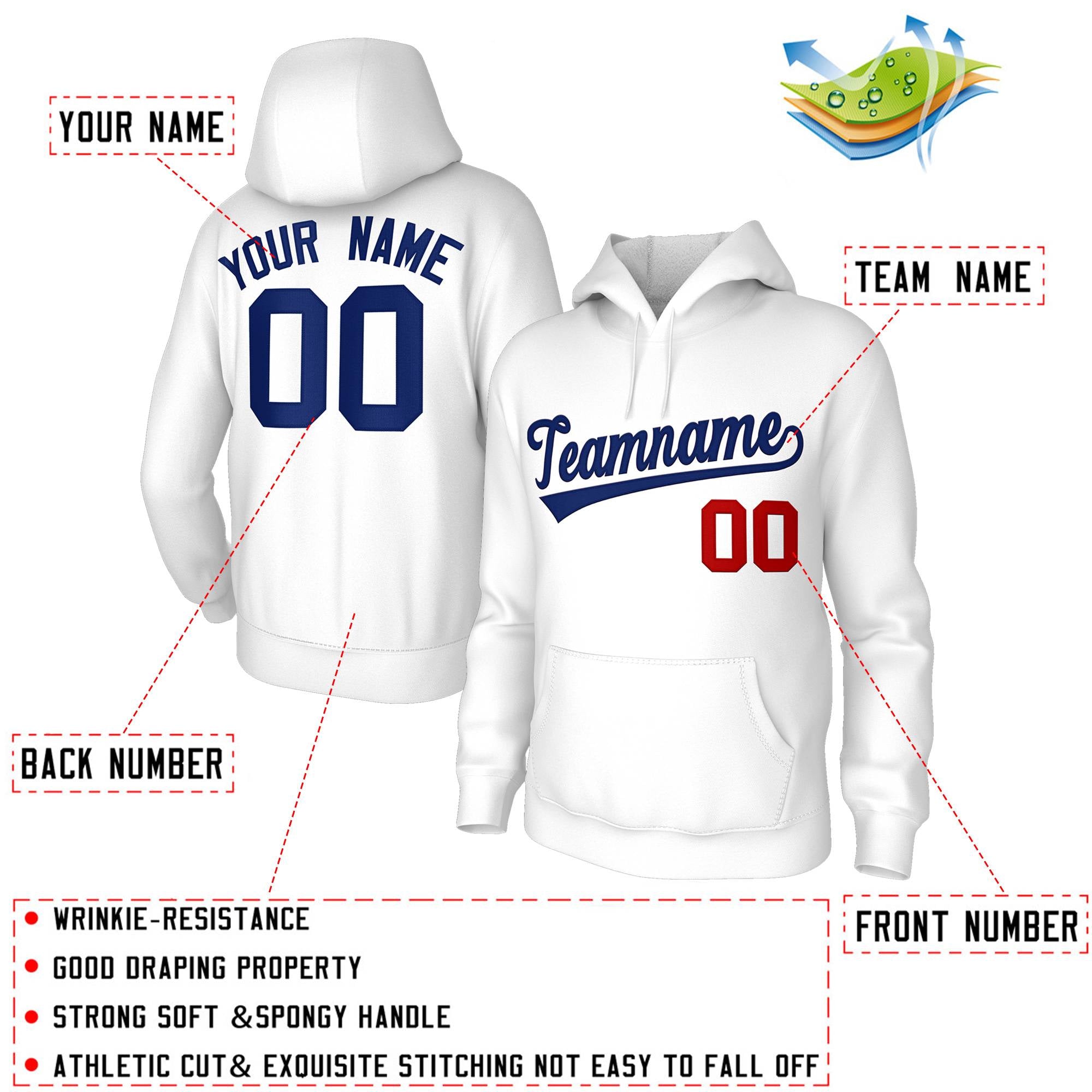 Custom Classic Style Hoodie Game White Training Uniform| KXKSHOP