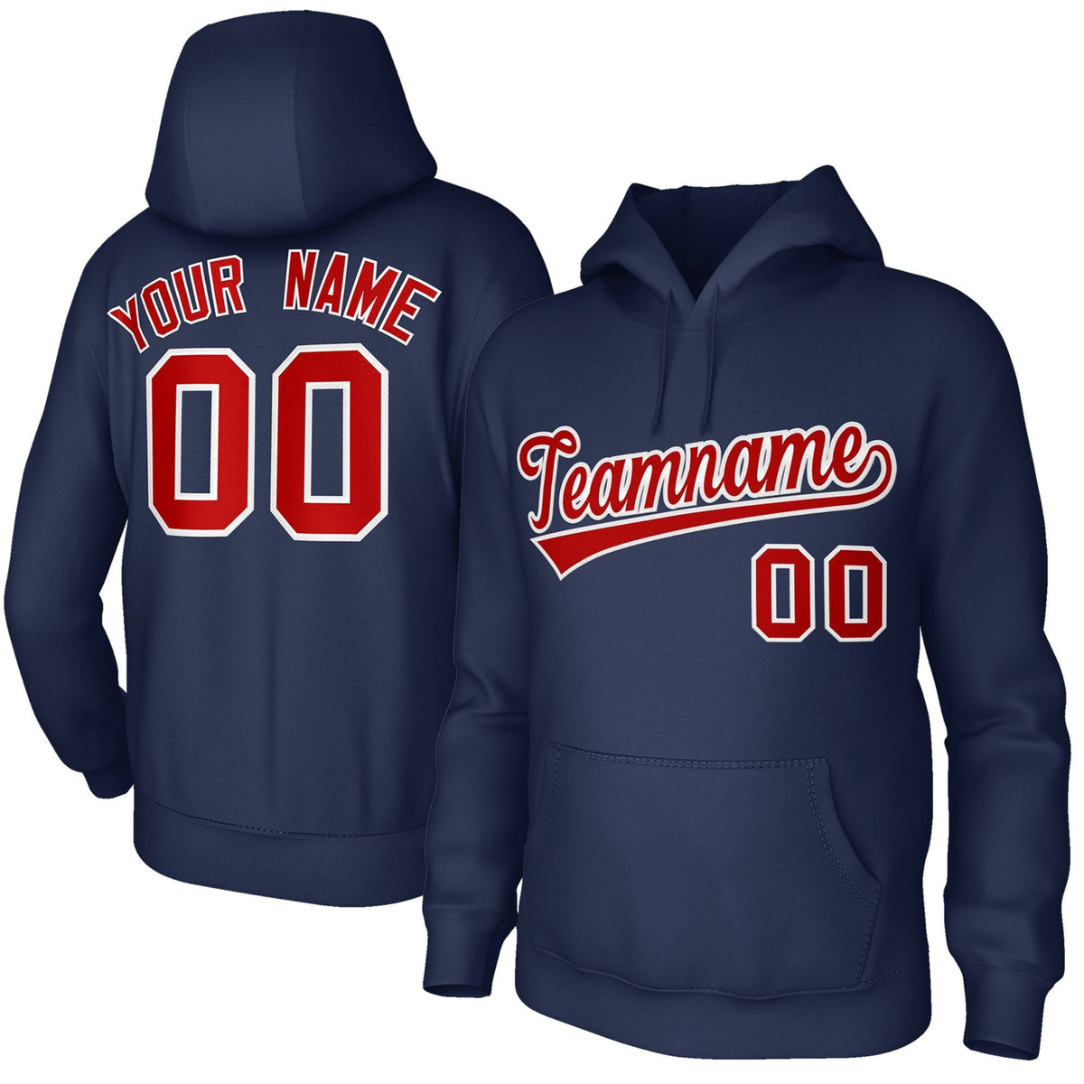 Custom Classic Style Hoodie Navy Blue Training Uniform| KXKSHOP