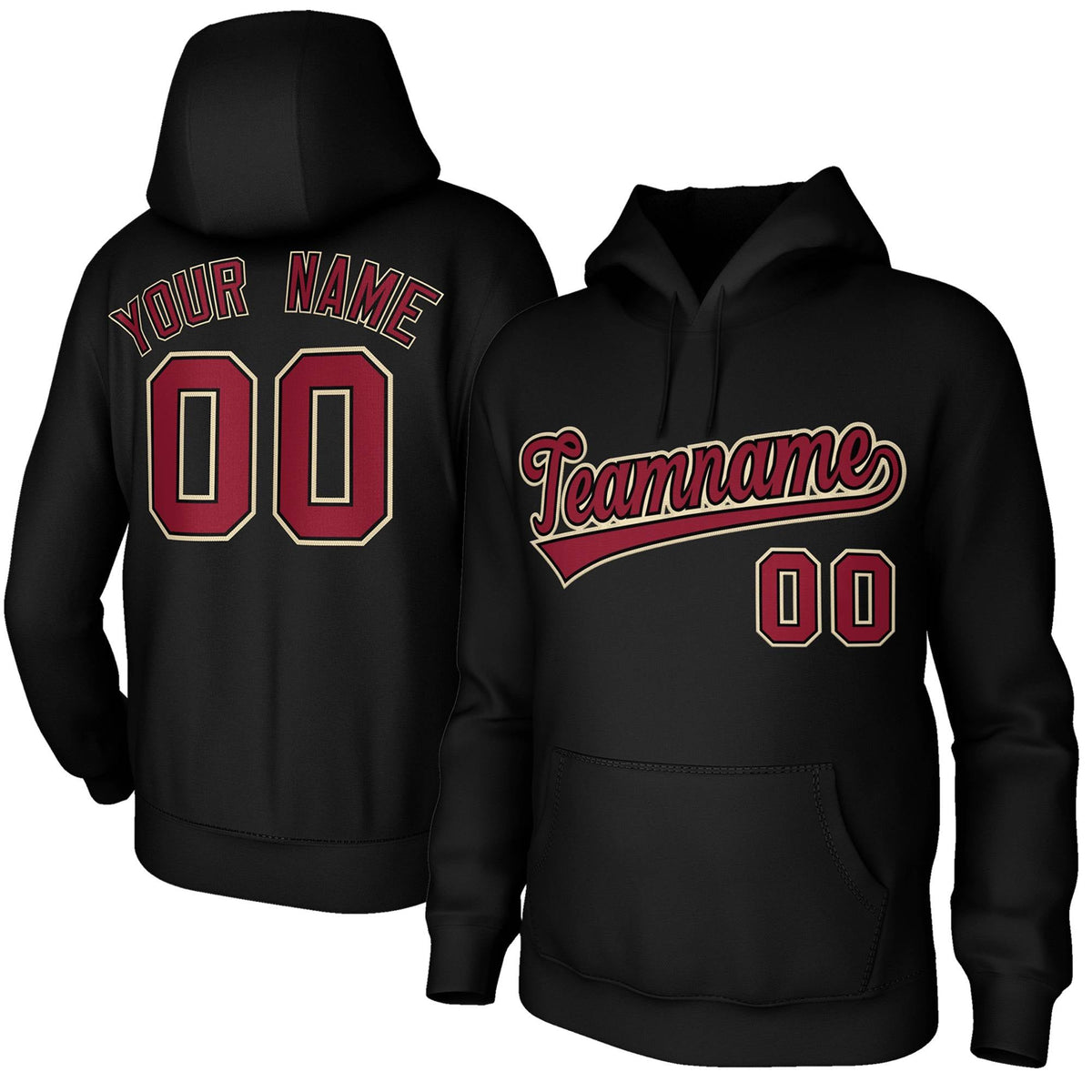 Custom Pullover Hoodies Personalized Stitched Name and Number Sweatshirts| KXKSHOP