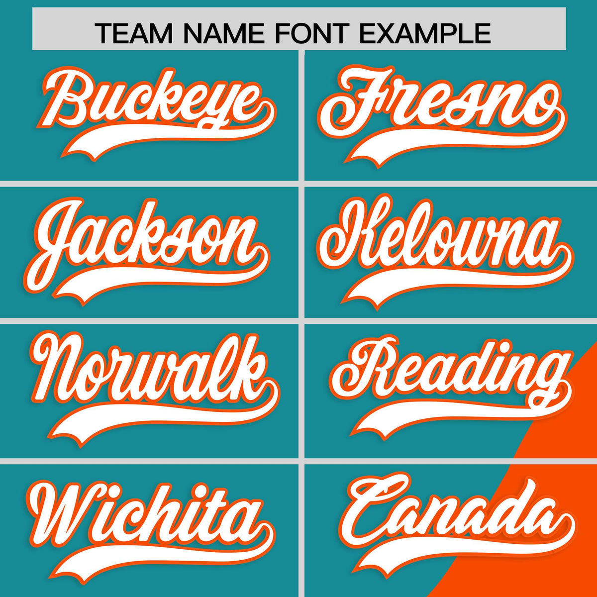 Custom Aqua Orange Color Block Varsity Full-Zip Letterman Wave Hoodie Jacket