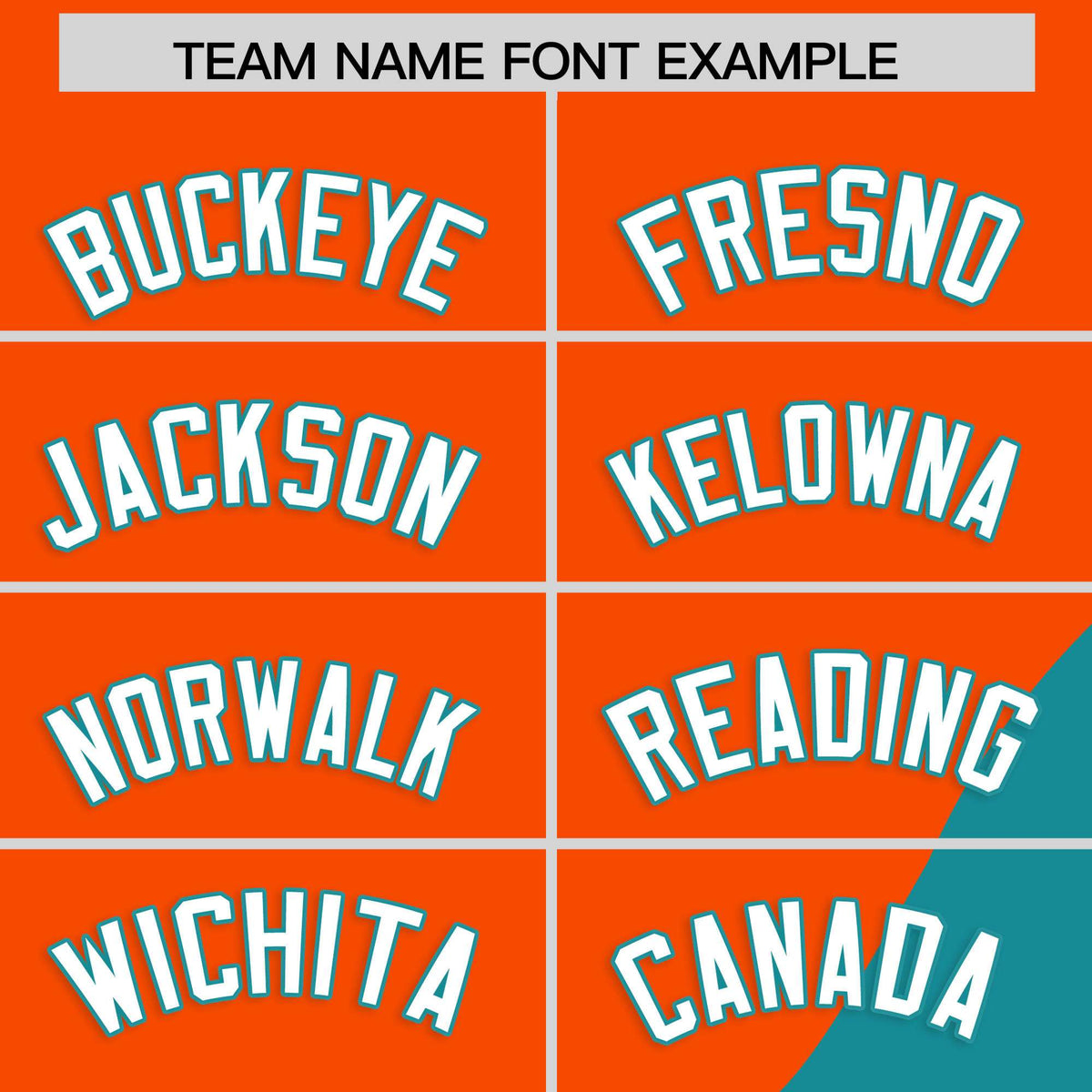 Custom Orange Aqua Color Block Varsity Full-Zip Letterman Wave Hoodie Jacket