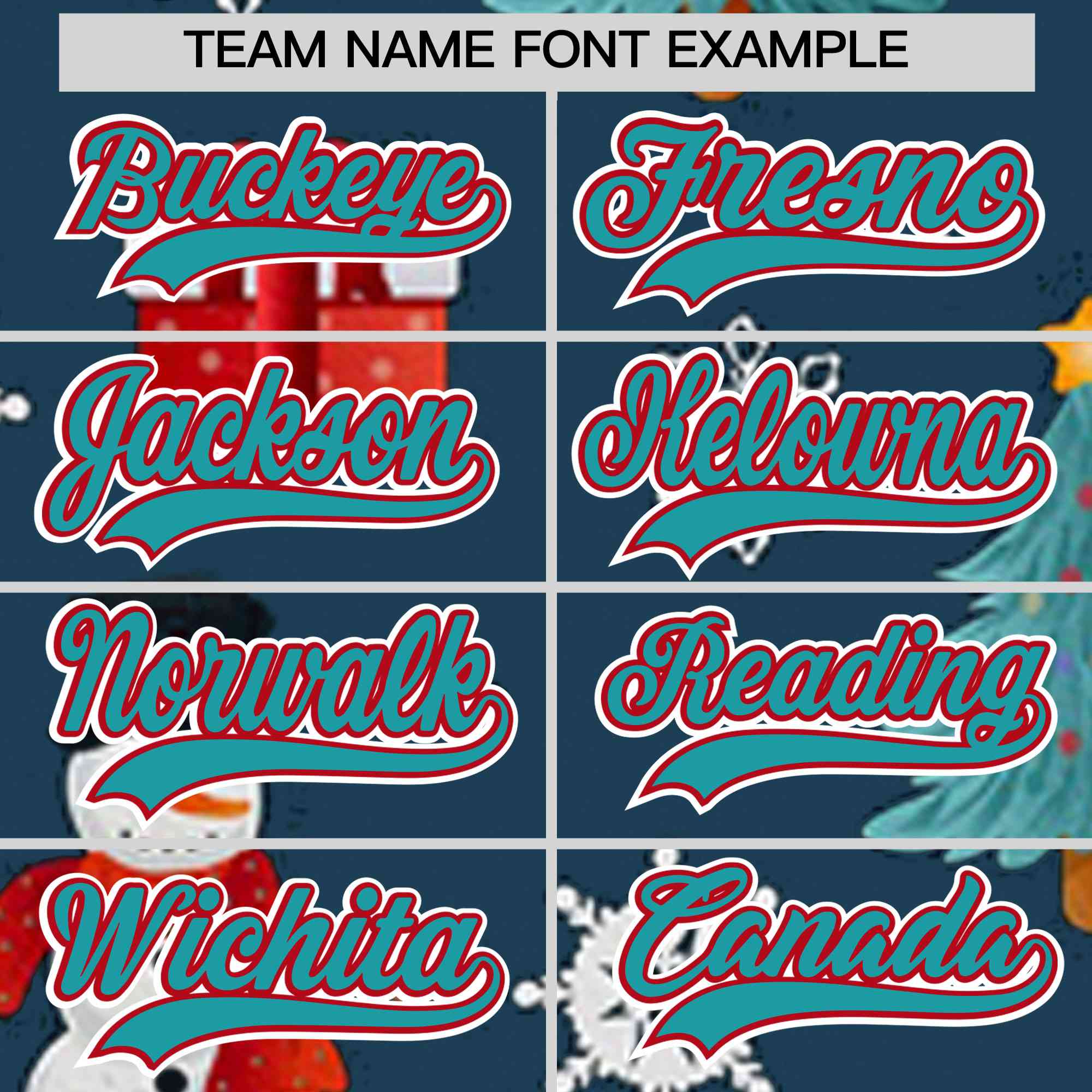 Custom Midnight Blue Aqua Christmas Graffiti Pattern Athletic Pullover Hoodie