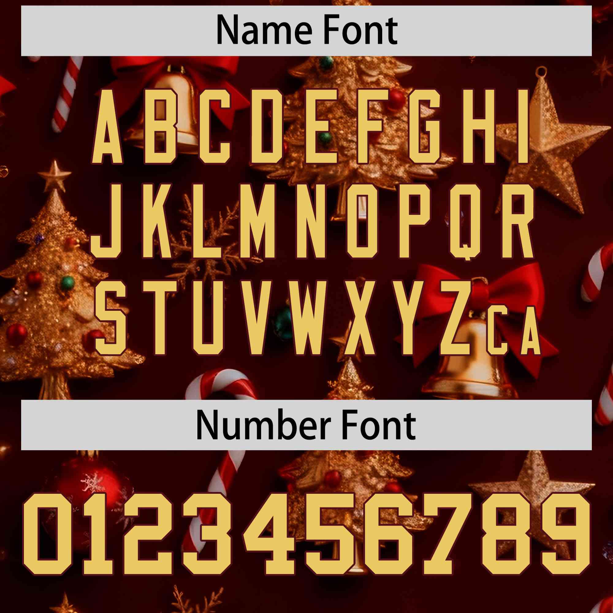 Custom Burgundy Khaki Christmas Graffiti Pattern Athletic Pullover Hoodie