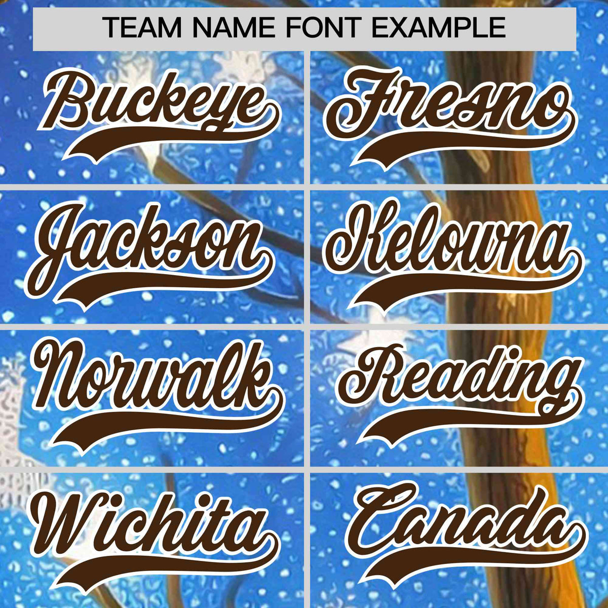 Custom Powder Blue Light Brown Christmas Graffiti Pattern Athletic Pullover Hoodie