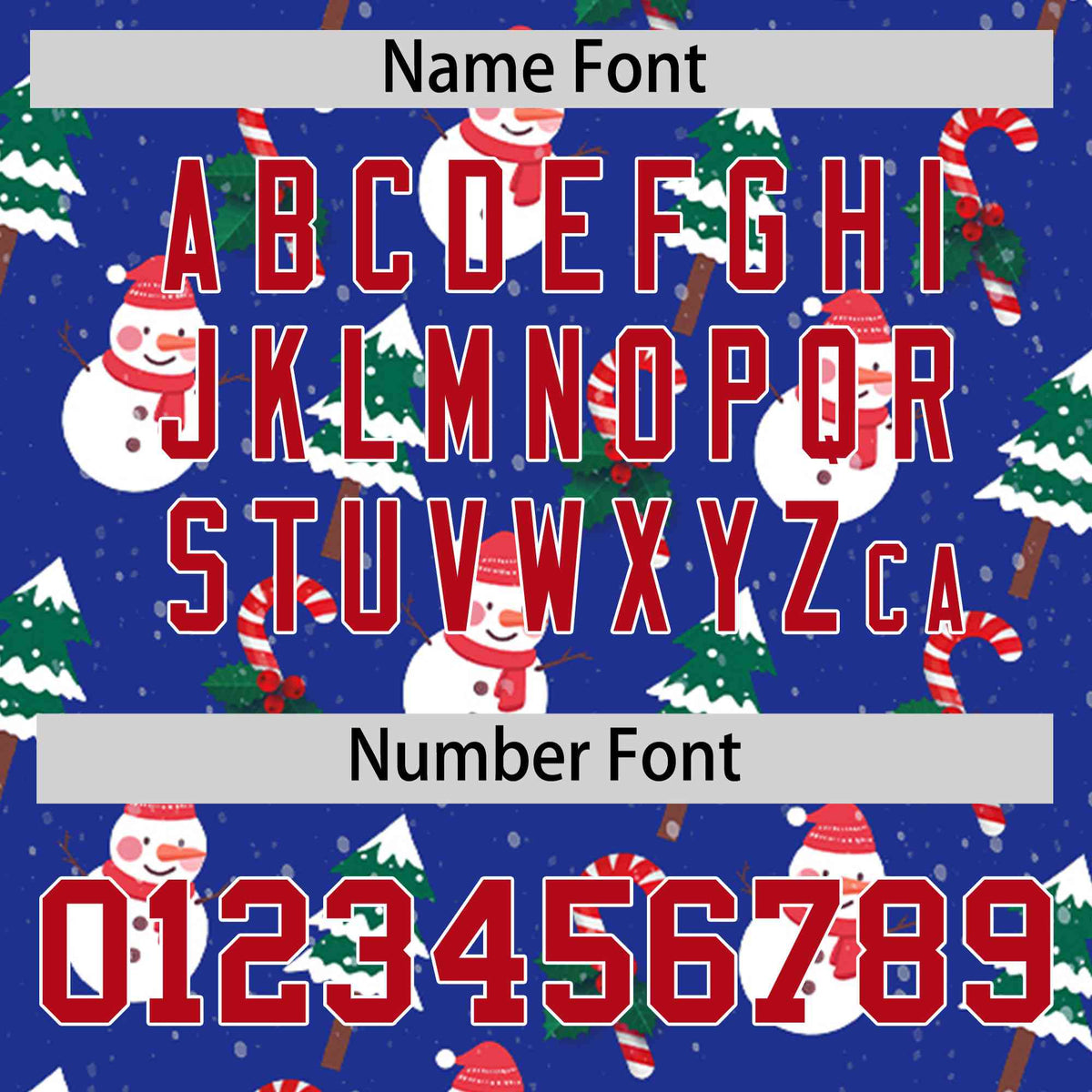 Custom Royal Blue Red Christmas Graffiti Pattern Athletic Pullover Hoodie| KXKSHOP