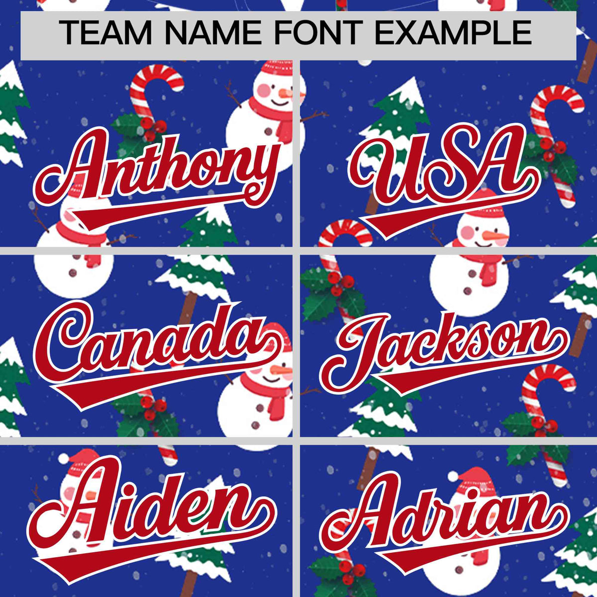 Custom Royal Blue Red Christmas Graffiti Pattern Athletic Pullover Hoodie| KXKSHOP