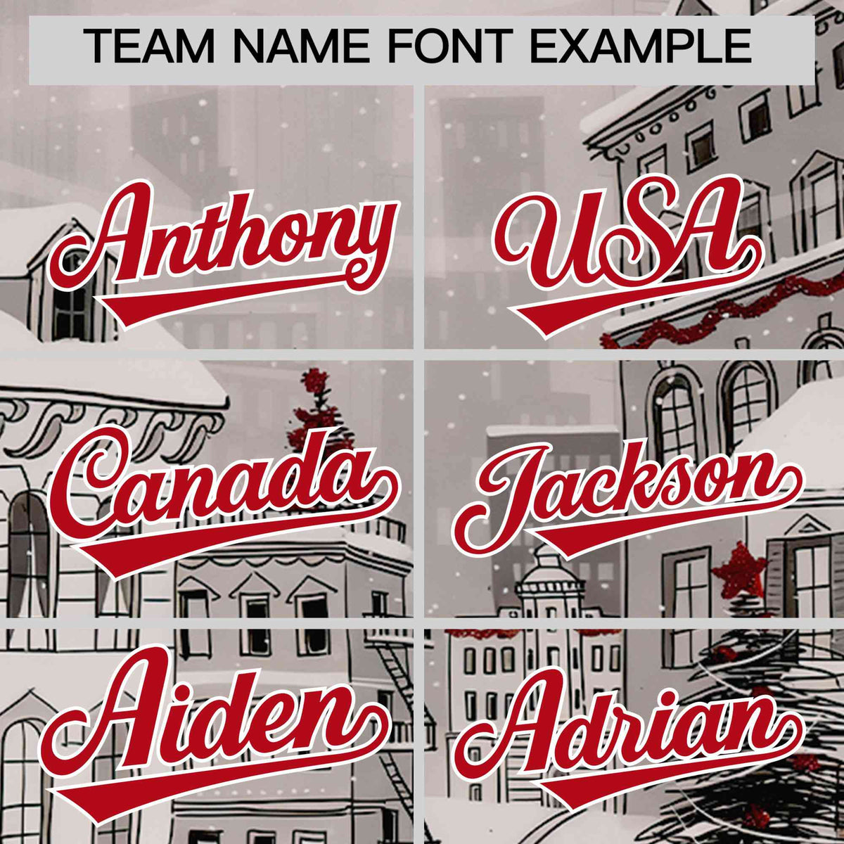 Custom White Red Christmas Graffiti Pattern Athletic Pullover Hoodie| KXKSHOP