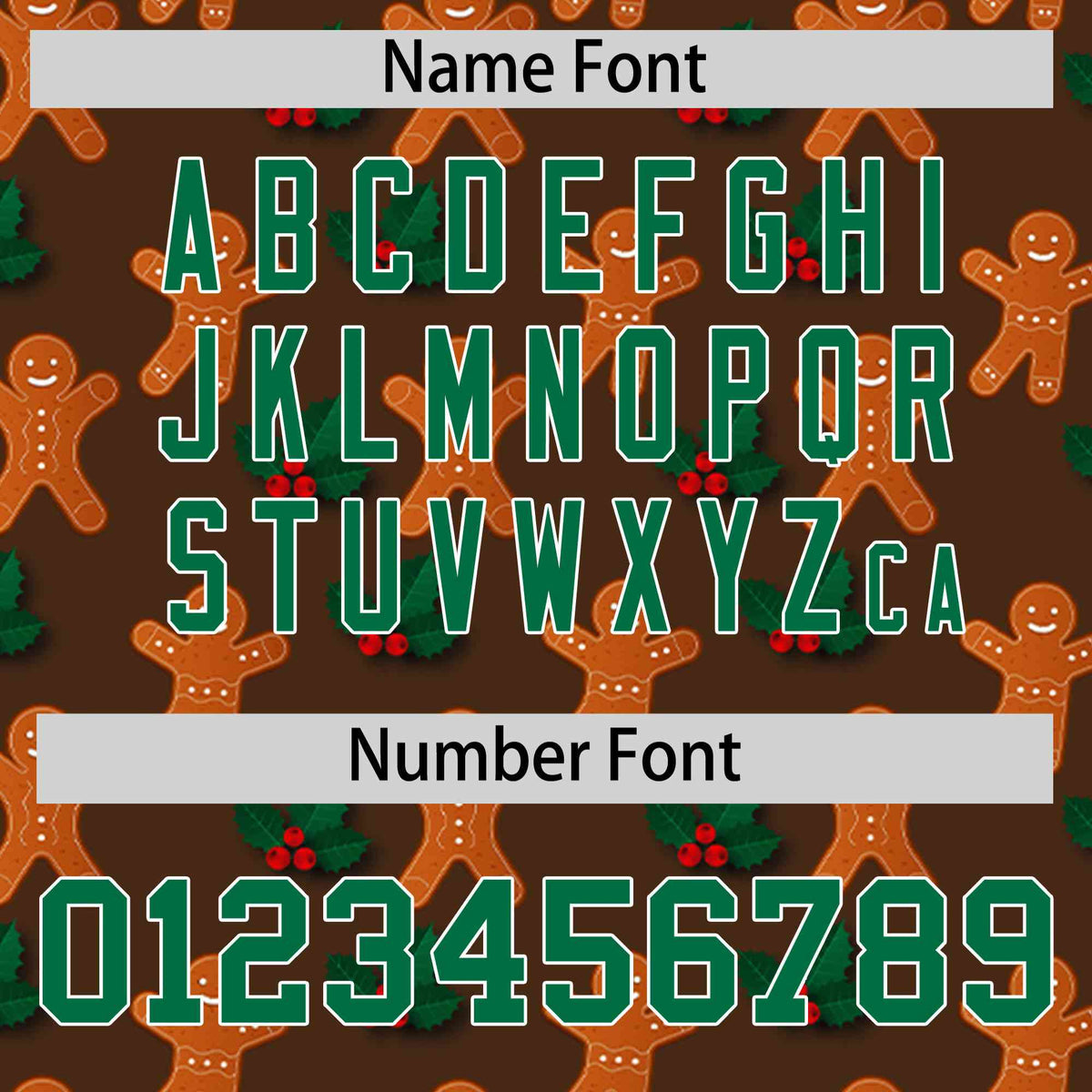 Custom Light Brown Kelly Green Christmas Graffiti Pattern Athletic Pullover Hoodie| KXKSHOP