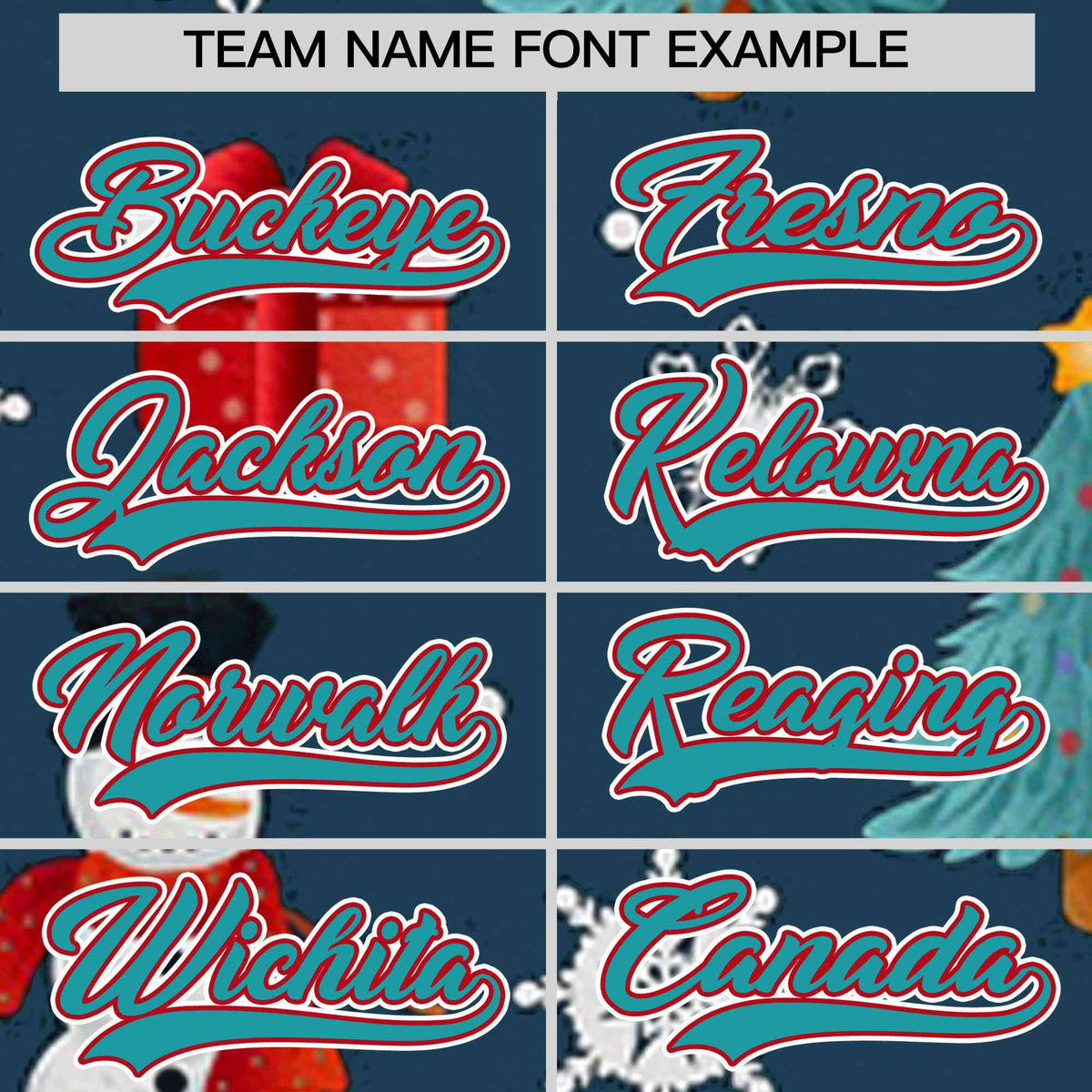 Custom Midnight Blue Aqua Christmas Graffiti Pattern Athletic Pullover Hoodie