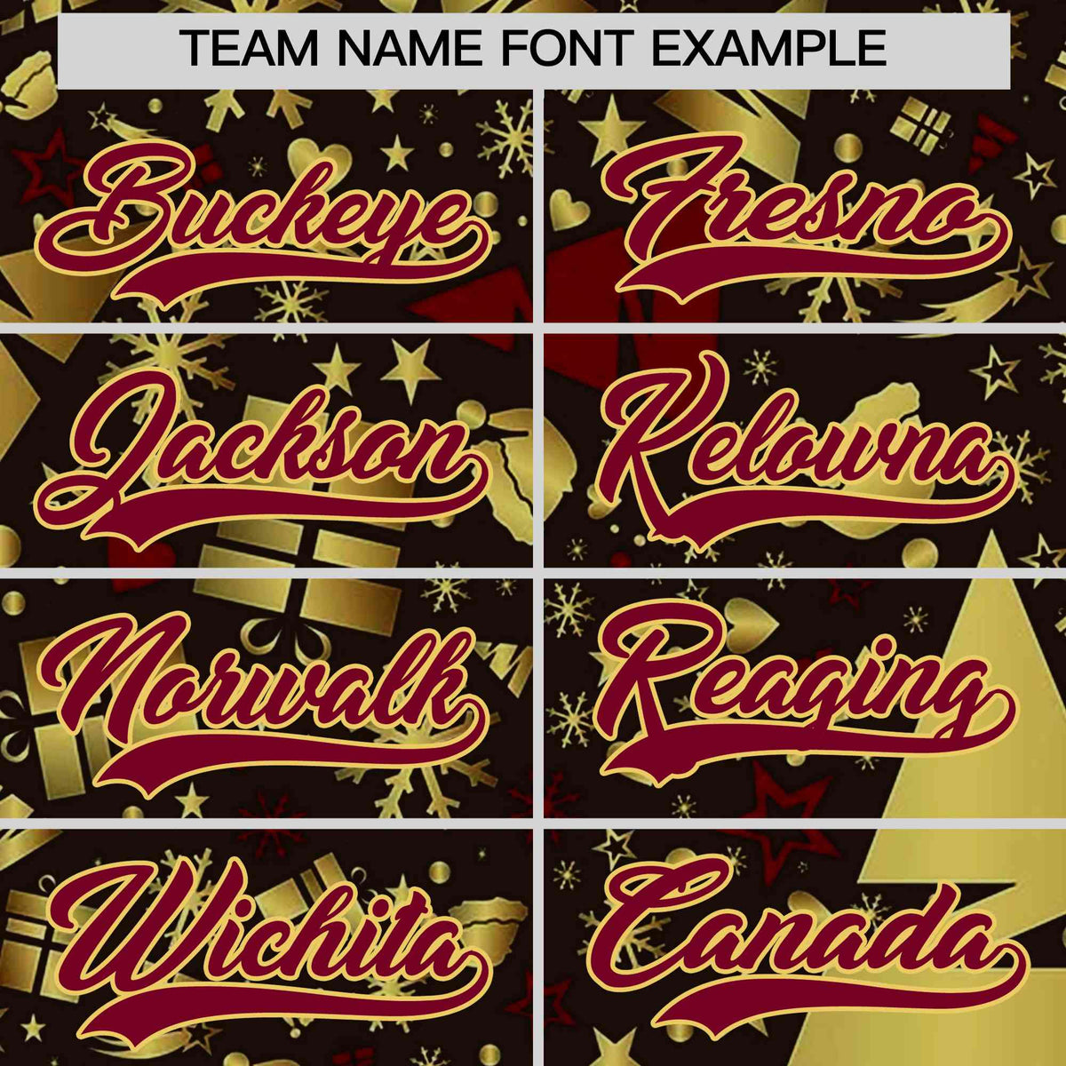 Custom Brown Crimson Christmas Graffiti Pattern Athletic Pullover Hoodie