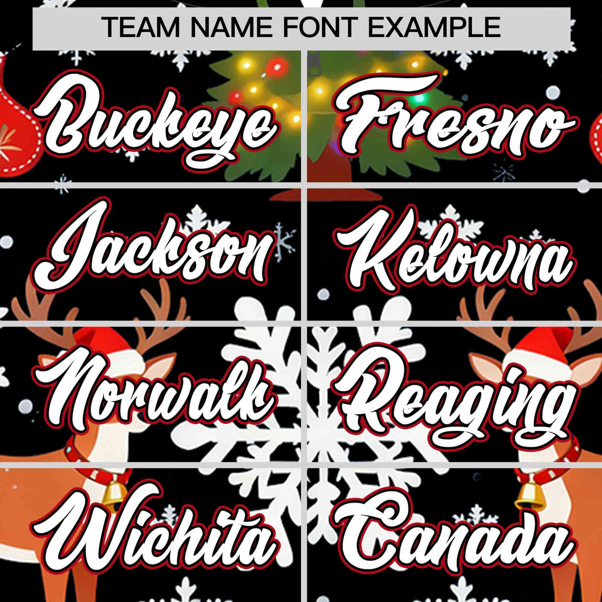 Custom Black White Christmas Graffiti Pattern Athletic Pullover Hoodie