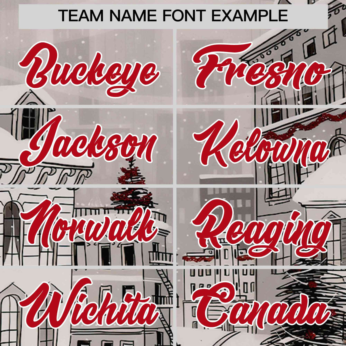 Custom White Red Christmas Graffiti Pattern Athletic Pullover Hoodie