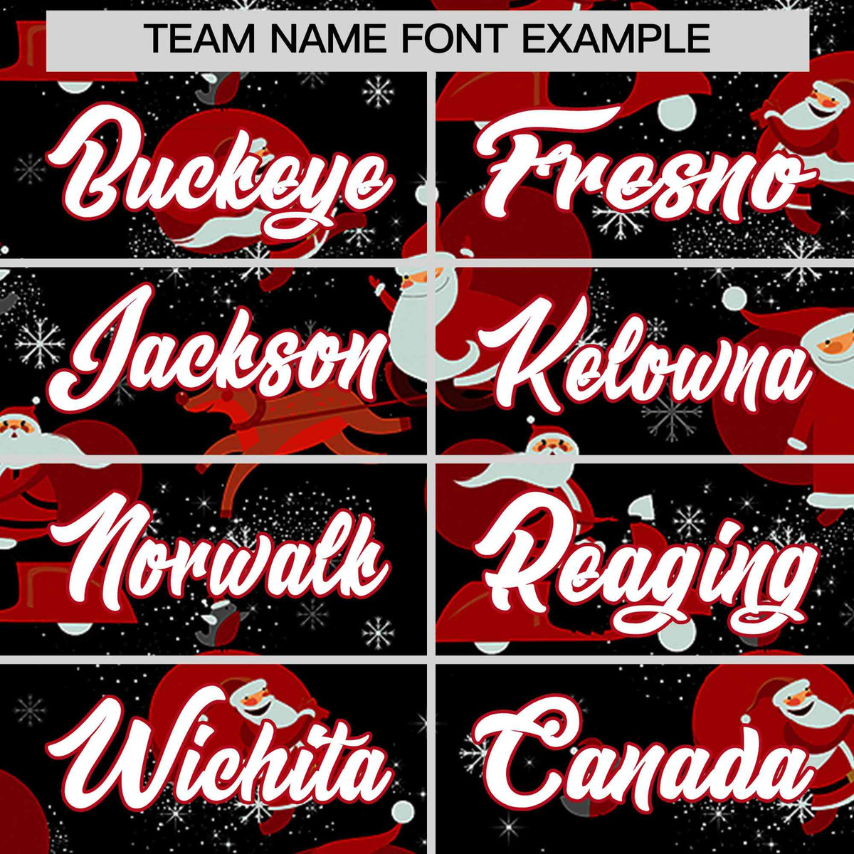 Custom Black Red Christmas Graffiti Pattern Athletic Pullover Hoodie