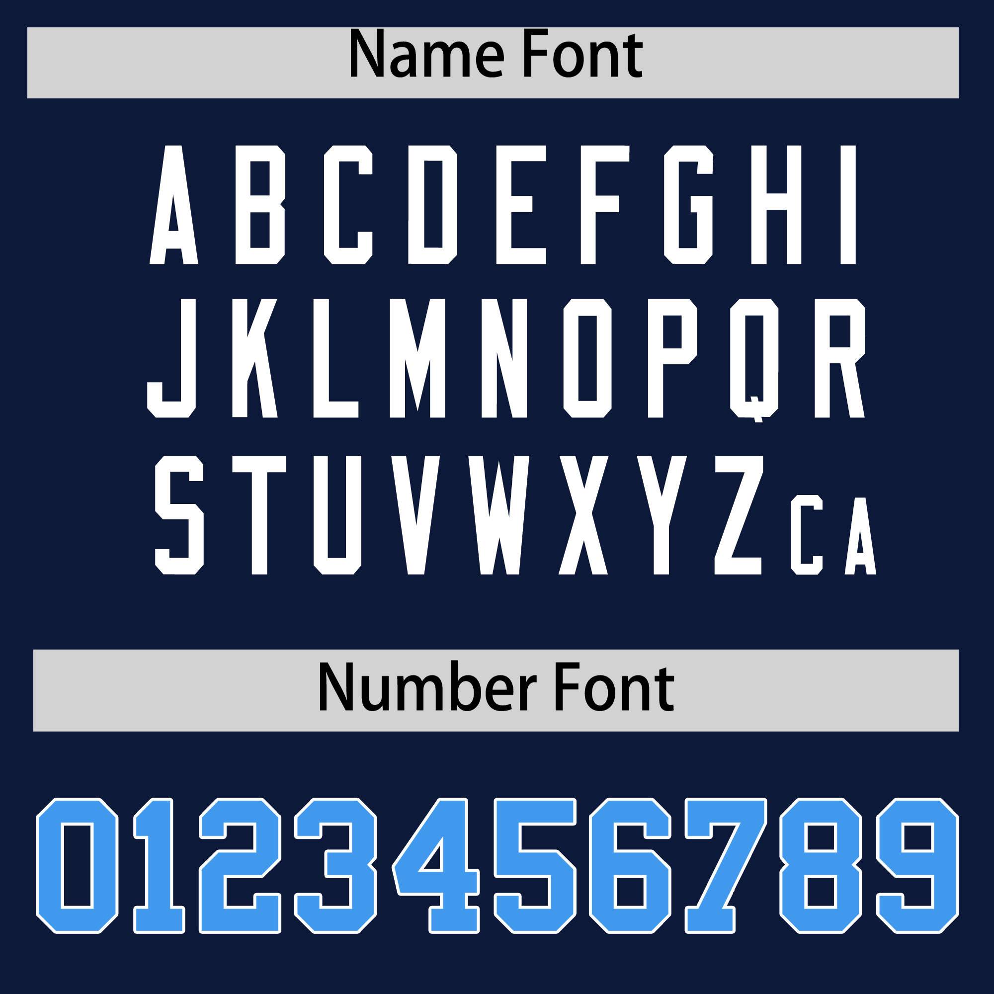 Custom Navy Powder Blue Varsity Full-Zip Letterman Classic Jacket Hoodie| KXKSHOP