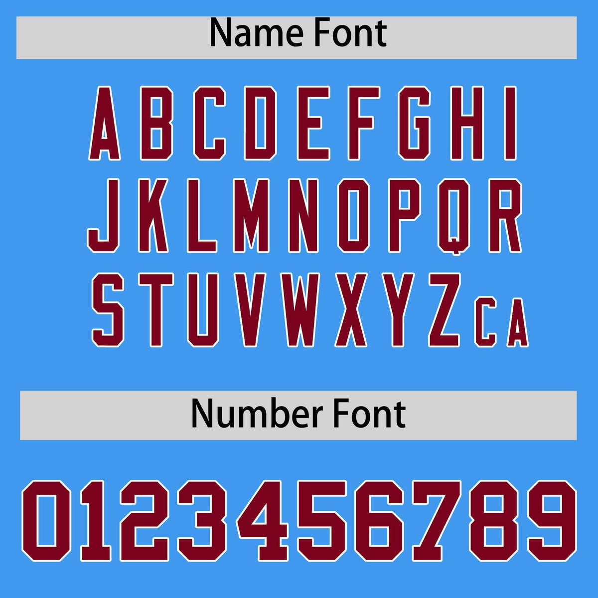 Custom Powder Blue Crimson Varsity Full-Zip Letterman Classic Jacket Hoodie| KXKSHOP