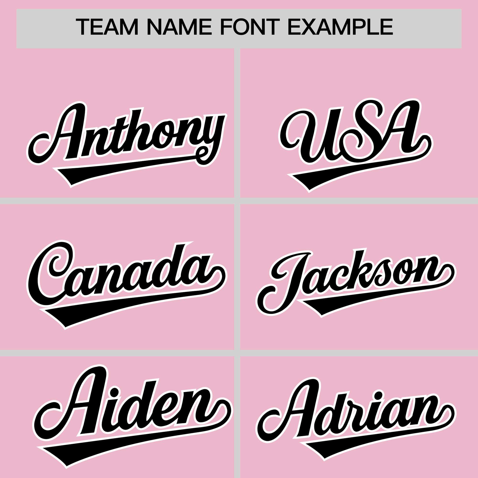 Custom Light Pink Black Varsity Full-Zip Letterman Classic Jacket Hoodie| KXKSHOP