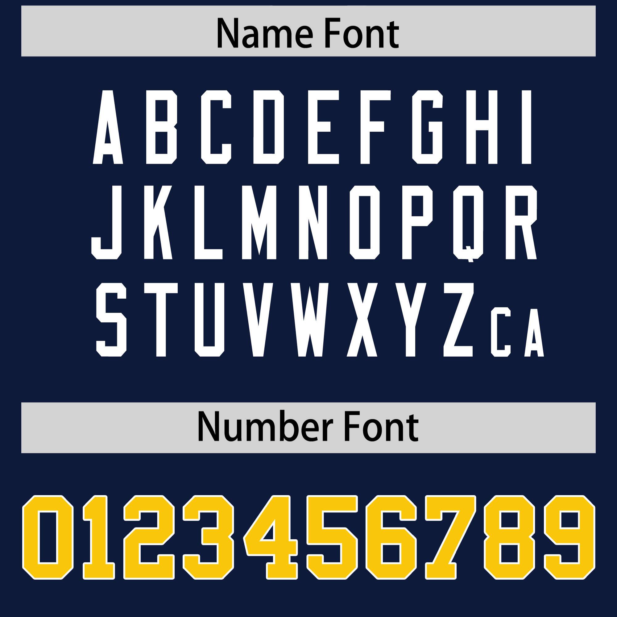 Custom Navy Gold Varsity Full-Zip Letterman Classic Jacket Hoodie| KXKSHOP